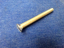 Linsenkopf Schraube Schlitz M6 x 60 vernickelt (26179)