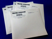 alte Briefbogen Rechnung Walter Schüssler Göppersdorf (26190)