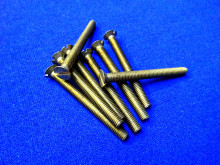 Messing Senkkopf Schlitzschraube 5 x 50 mm 8 Stück (26207)