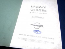 Lenkungsgeometrie Opel 1934 - 1939 (23069)