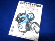 Sachsenring 1968 WM Rennen Broschüre Heft (23714)