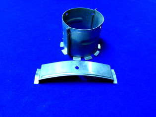 Blende / Einsatz Rückleuchte QEK DDR Anhänger (29069)