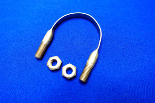 Schelle vernickelt 80 x 90 mm Oldtimer (29184)