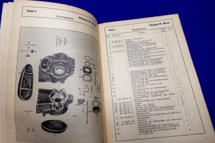 Ersatzteil Liste MZ BK 350 Ersatrzteilkatalog im Original (29206)