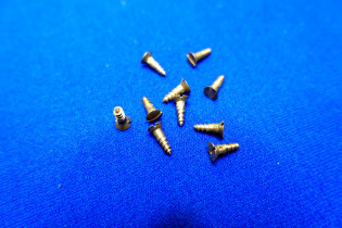 Messing Schlitz-Holzschraube 3 x 8 mm 10 Stk. (29273)