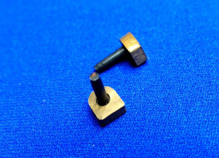 Stiftflecke Absatz Messing 8 x 9 mm Schuhmacher (29308)