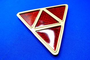 Rückstrahler Echtglas Dreieck 185 mm (29404)