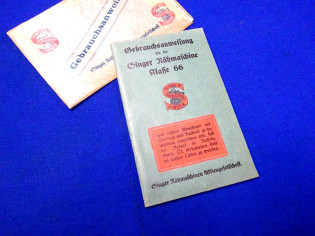 Gebrauchsanweisung Singer Nähmaschine Klasse 66 ungelesen (27336)