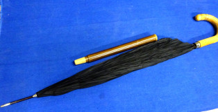 Stockschirm 88 cm schwarz (28114)