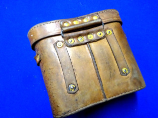 Leder Tasche Köcher Tornister für Fernglas (28356)